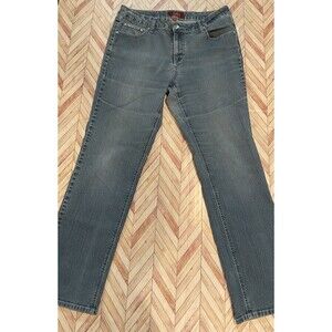 One 5 One Jeans 14 Women’s Embellished‎ Flap Pocket Rhinestone Bootcut Mid Wash